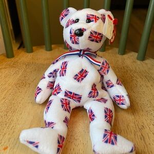 Union Jack United Kingdom Ty Beanie Baby— Jack